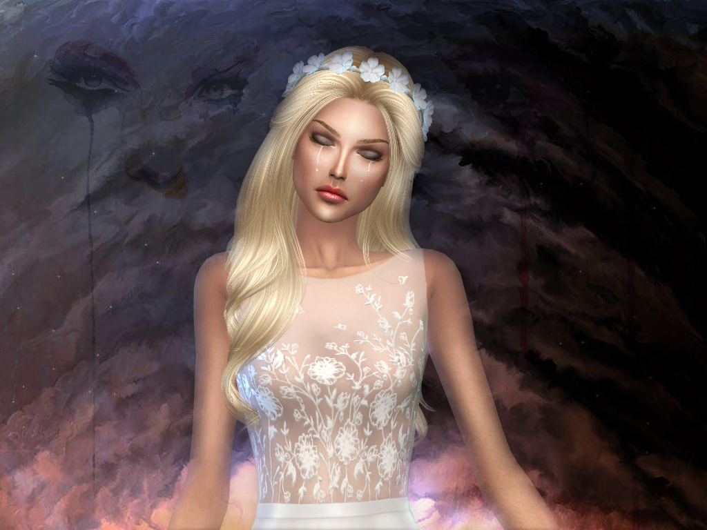 Embroidered transparent top dress 02 for The Sims 4 (3)
